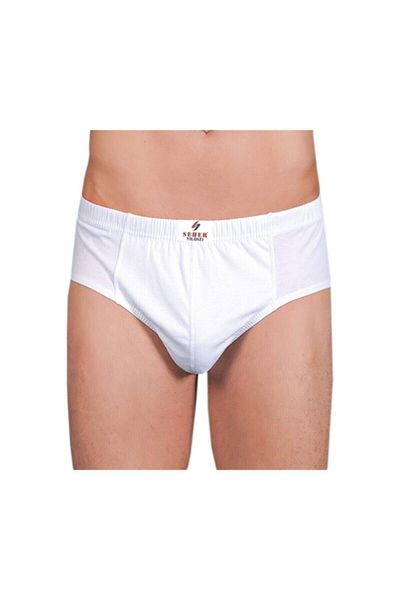 KEYAL Ανδρικό εσώρουχο Seher Star White 12 Pack Slip 005