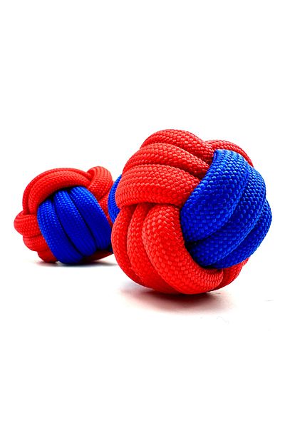 Tasma Market Barbell Extra Sturdy Tooth String Dog Toy