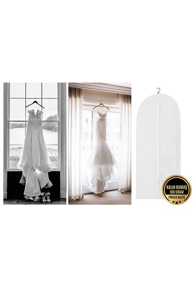 YEGGE 60X162 Wedding Dress Cover - Evening Dress and Gown Gamboç