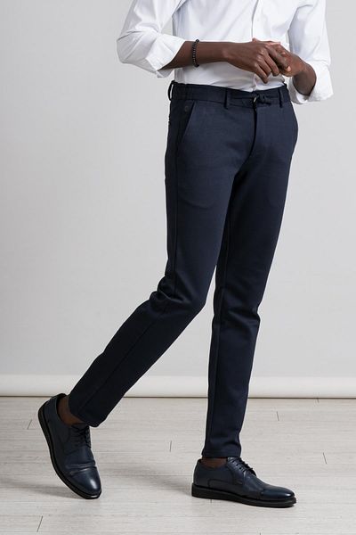PERPANT Slimfit Winter Fabric Lycra Jogger Pants with Elastic Waist and Thread