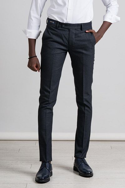 PERPANT Dobby Slimfit Winter Fabric Trousers