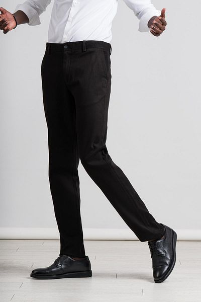 PERPANT Χειμερινό ύφασμα από καμβά Casual Cut Παντελόνι Lycra από βαμβάκι