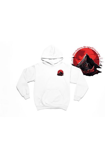 swOzz Unisex Oversize Premium Hoodie - Elbet after Darkness, One Day Is Sunshine