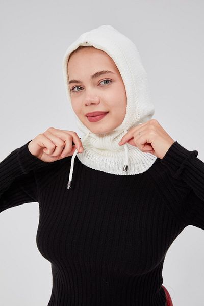 derikem Luxury Women's Winter Balaclava Knitwear Knitted Headgear