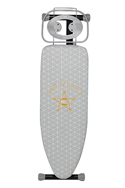 SHY TEKSTİL Ütü masası kılıfı 133 x 46 cm Keçeli Süngerli Ütü Masası Örtüsü B...