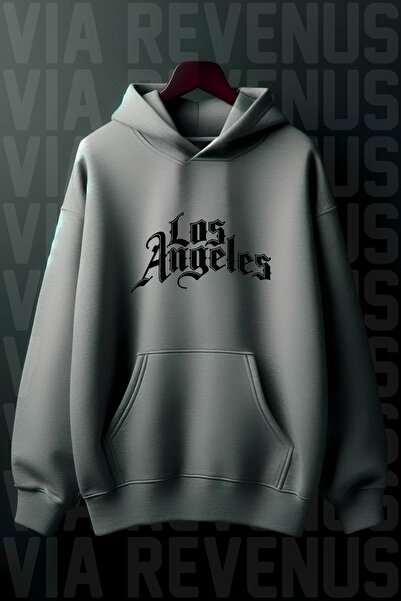 Vordevia Los Angeles Štampano Kangaroo Pocket 3 Thread Ş Čupkani materijal Wi...