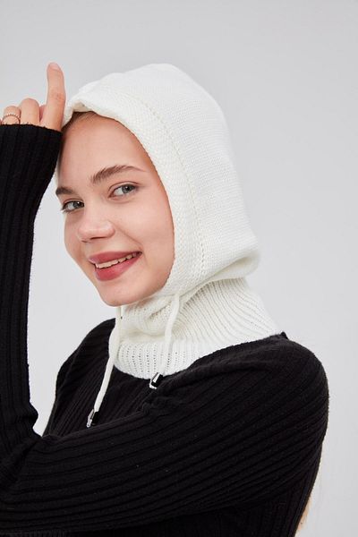 derikem Luxury Women's Winter Balaclava Knitwear Knitted Headgear
