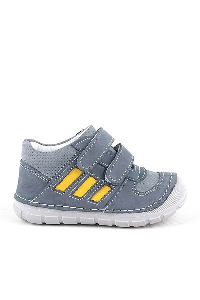 Rakerplus Grizzy Genuine Leather Gray First Step Unisex Baby Shoes
