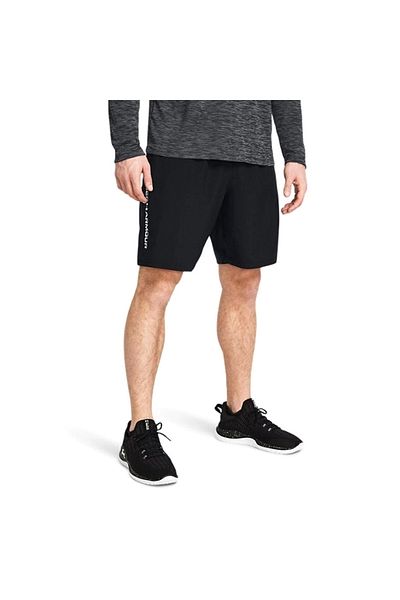 Under Armour Ανδρικό μαύρο σορτς προπόνησης Tech Woven Wordmark 1383356 -001