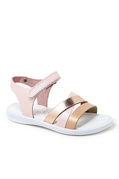 Artico Sandale pentru fete Alexia din piele naturală Vaketa roz pudrat