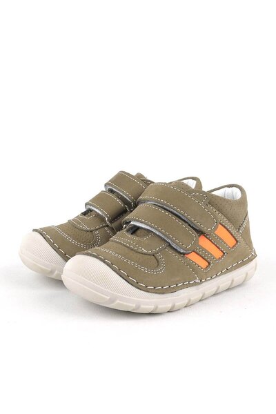 Rakerplus Grizzy Hakiki Deri Haki Ilk Adım Unisex Bebek Ayakkabısı