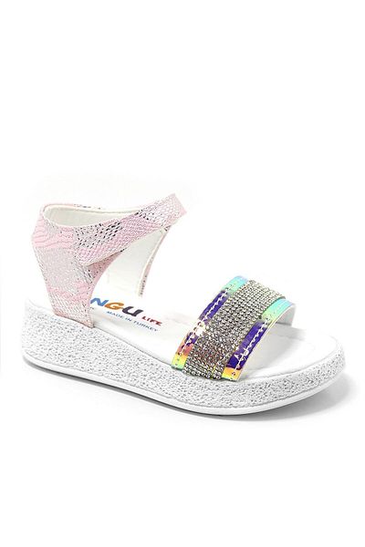 Artico Sandale pentru fete Pingu Gloria Pink Stone