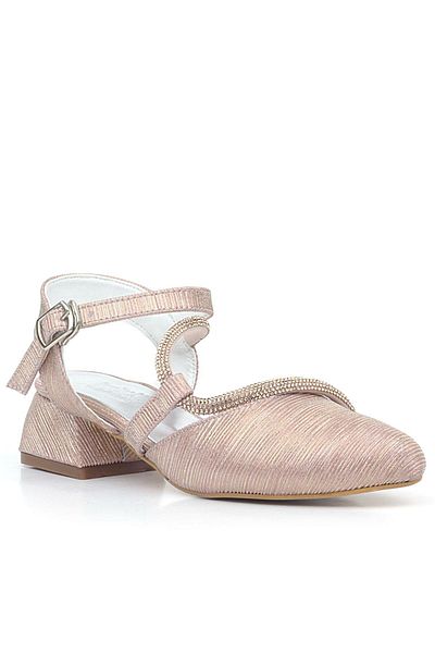 hapshoe Pantofi cu toc Betty pentru fete - piatră de cupru, toc scurt
