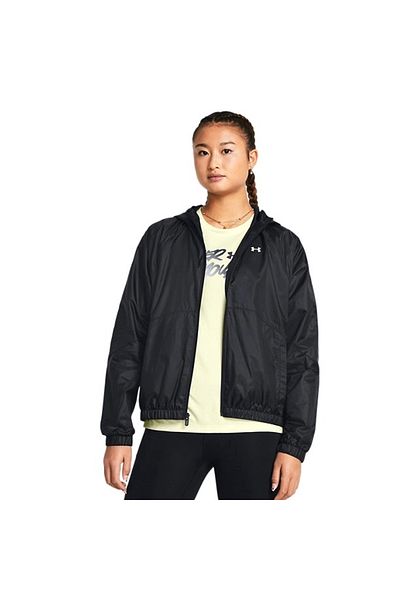 Under Armour Γυναικείο μαύρο casual μπουφάν Rival Sport Windbreak 1382698 -001