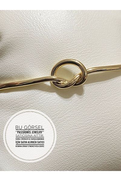 Passionis Jewelry Love Knot Gold Bracelet