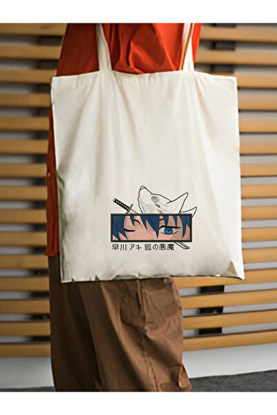 Cemira Дизайн аніме «Людина-бензопила» — товста сумка з деталями з тканини