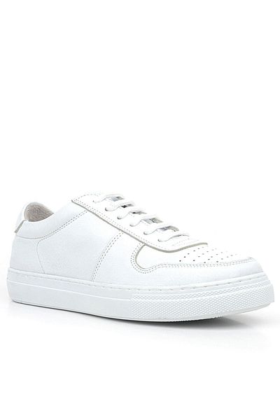 Shoes Center White Genuine Leather Sneaker pentru femei - Pantofi casual