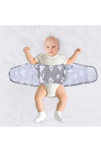 Sevi Bebe Elephant Patterned Baby Swaddle Belt