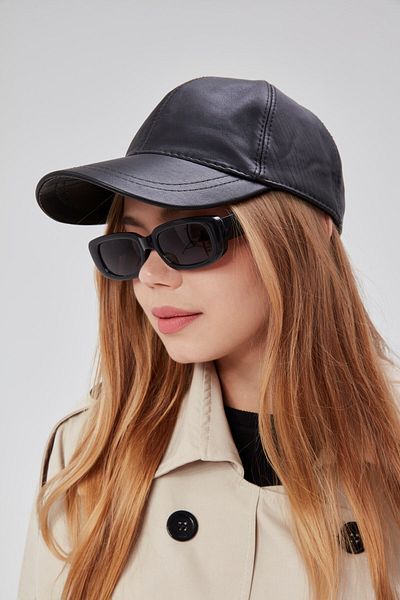 derikem Șapcă de baseball unisex de iarnă 100% piele