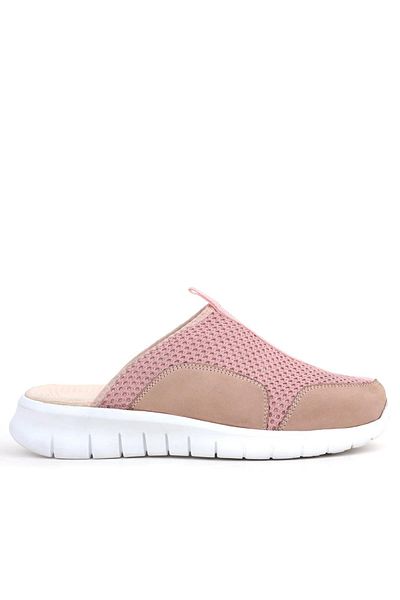 Shoes Center Γυναικείες αθλητικές παντόφλες Comfort σε ιατρική πούδρα