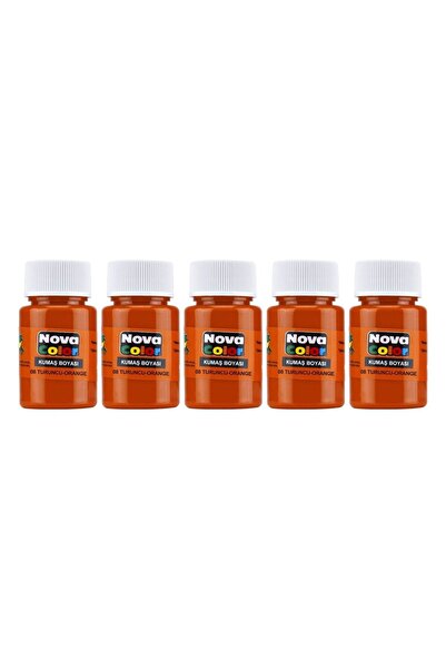 Nova Color Fabric Tekstil Tüp Kumaş Boyası Kıyafet Elbise Çanta Ayakkabı Pant...