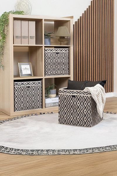 Milenay Ethnica Shelf Organizer - 30x30x30cm, Προσφέρετε οργάνωση και κομψότητα στο σπίτι σας μαζί