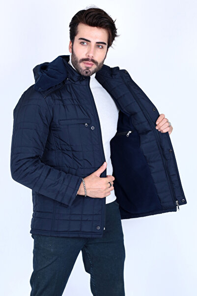 HeviStor .Капюшон.внутрішня підкладка з флісу ЧОЛОВІЧИЙ ПУХОВИК куртка для тата