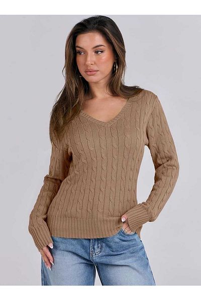 youknitwear you Hanorac de damă Riviera cu gât crew