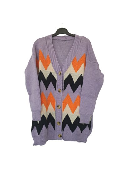 GGMM KISA KİLİM DESENLİ TRİKO HIRKA