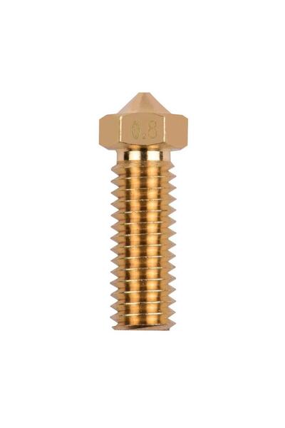 Koodmax - 5 Adet Pirinç Nozzle - 3d Yazıcı Extruder M6 Filament 1.75mm - 0.8m...