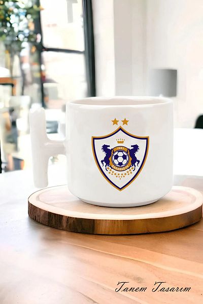 Tanem Tasarım Azeri Designed Printed t Mug - Baku, Karaka, Karaka