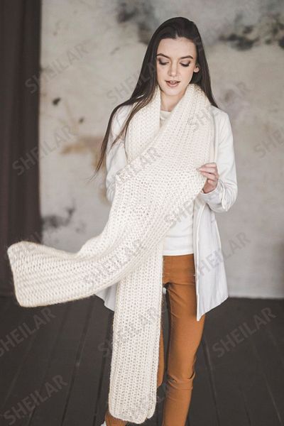 Sheilar Thick Thessaloniki Knitted Knitwear Scarf
