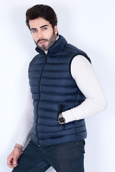 HeviStor Vestă de puf pentru bărbați - Sport căptușit unisex