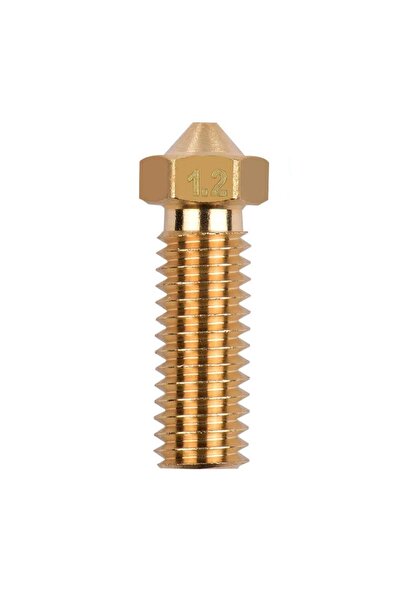 Koodmax - 5 Adet Nozzle , 3d Yazıcı Extruder M6 Filament 1.75mm / 1.2mm Prinç...