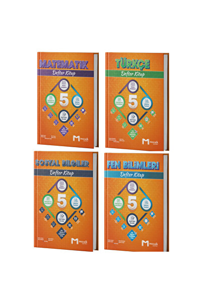 Mozaik Yayınları Mozaik Yayınları 5. Sınıf Matematik Fen Türkçe Sosyal Bilgil...