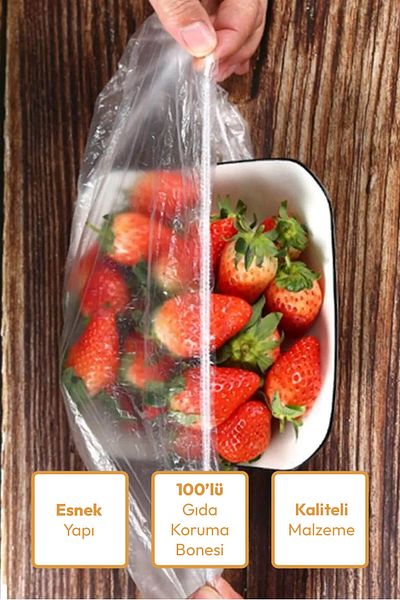 Hayveys 100 Pieces Food Preservation and Storage Cap Cookware Plate Bowl Cap