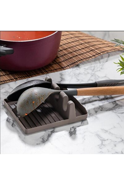 Hayveys Practical Multiple Ladle, Spoon and Lid Holder Plastic Stand