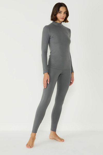 C&City Costum termic pentru femei afumat - guler cu mânecă lungă, 405154