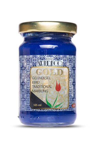 Artdeco Gold Geleneksel Ebru Boyası 105ml - 451 Lahor Mavi
