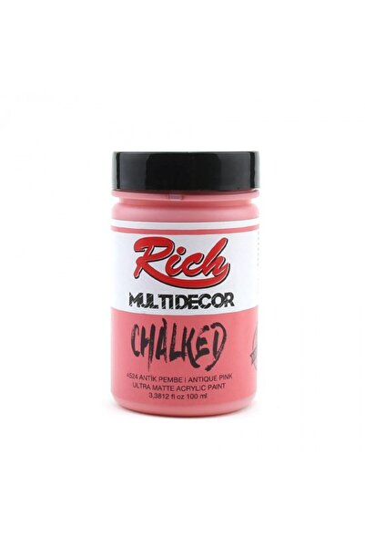 Rich Multi Decor Chalked 100ml - Antik Pembe 4524