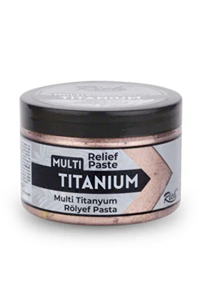 Rich Titanyum Metalik Rölyef Pasta N:5508 Latte 150cc