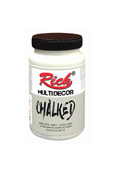 Rich Multi Decor Chalked 250ml - Cool Grey 4598