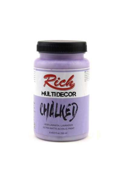 Rich Multi Decor Chalked Akrilik 250ml N:4538 Lavanta