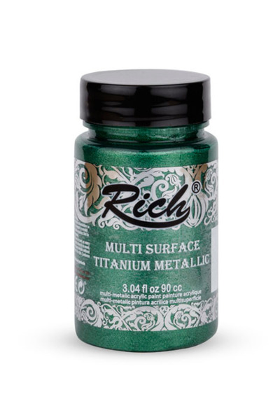 Rich Multi Surface Titanium Metalik Boya 90 cc. N:2552 Yeşil