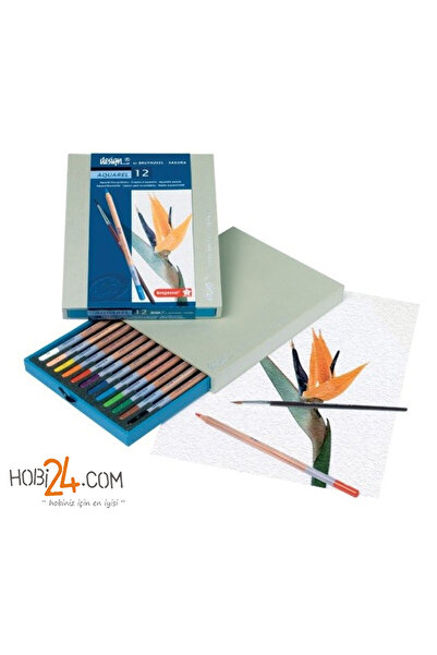 Bruynzeel 12'li Sulu Boya Kalem Seti