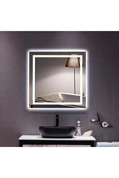 safirglass 60x60 Led'li Banyo & Lavabo Aynasi