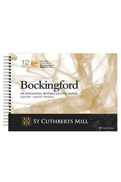 Canson Bockingford Traditional A3 12 Yp. Rough Water Color Notebook - 300Gr
