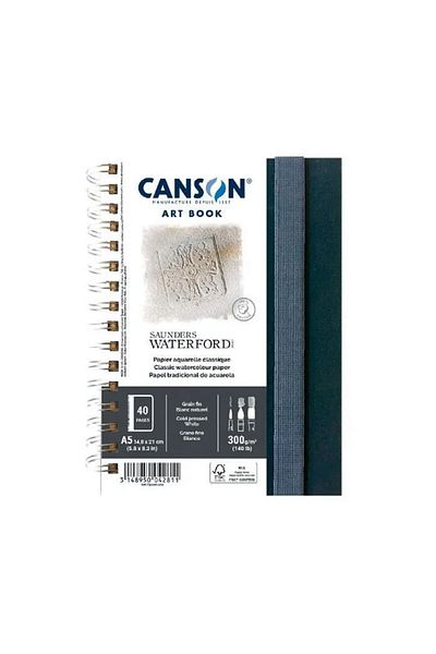 Canson Spiral Block Notebook Saunders Waterford 20 YpA5