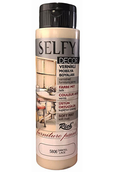 Rich Boya Rich Selfy Decor Vernikli Boya 500cc - Dantel 5806