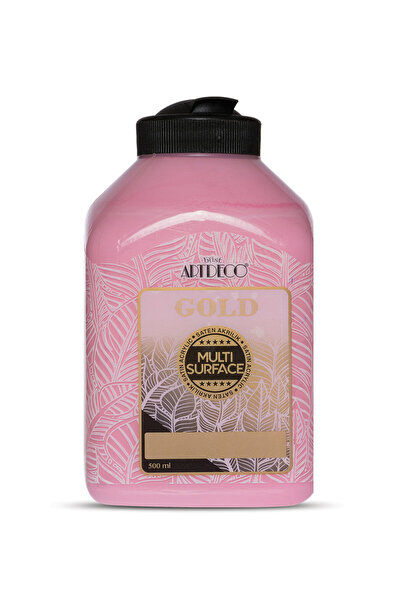 Artdeco Gold Multi Surface Saten Akrilik Boya 500ml 256 Pembe